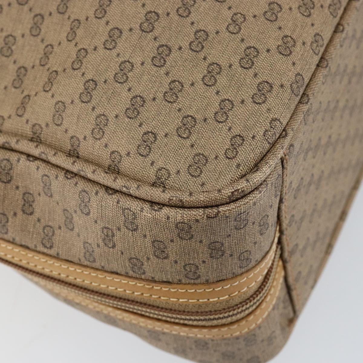 GUCCI Micro GG Supreme Web Sherry Line Bag PVC Beige 012 4864 39 Auth 152930