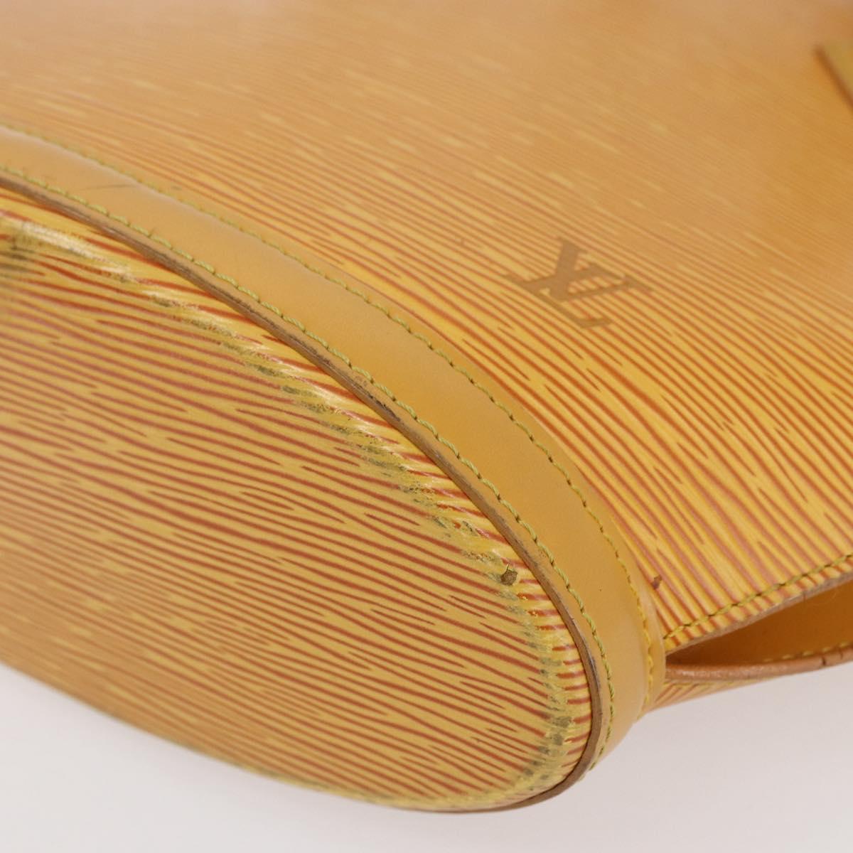 LOUIS VUITTON Epi Saint Jacques Hand Bag Yellow M52279 LV Auth 152931