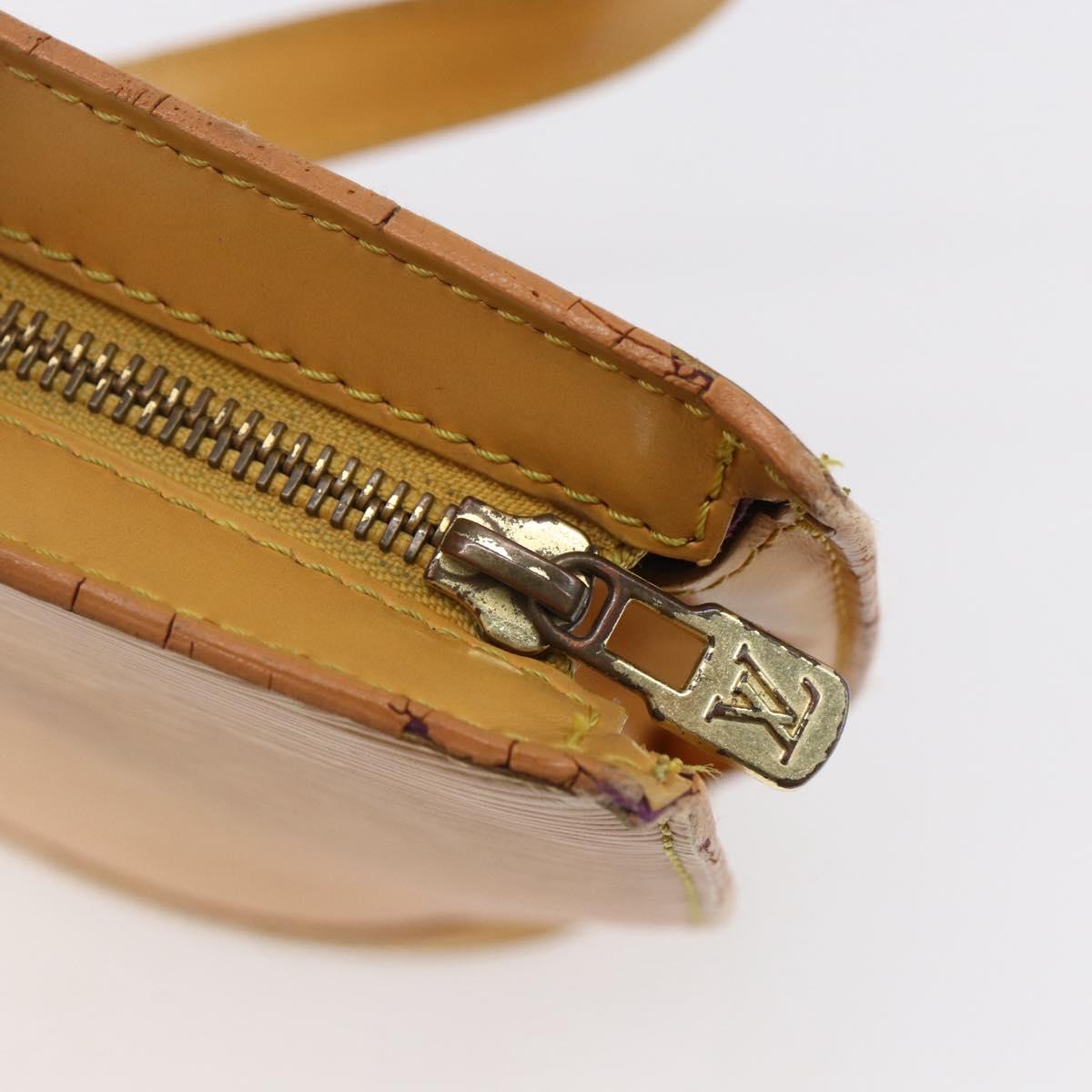 LOUIS VUITTON Epi Saint Jacques Hand Bag Yellow M52279 LV Auth 152931