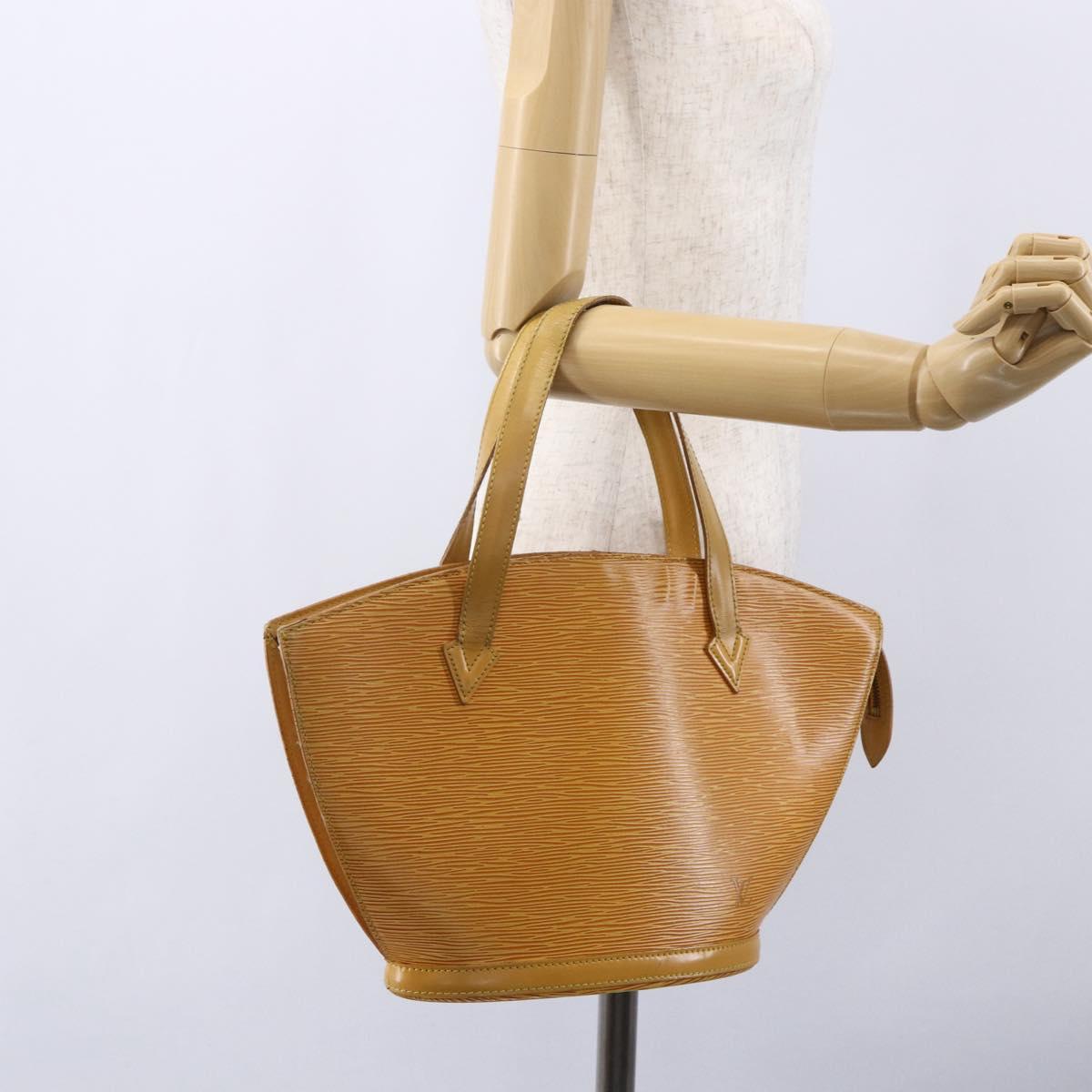 LOUIS VUITTON Epi Saint Jacques Hand Bag Yellow M52279 LV Auth 152931