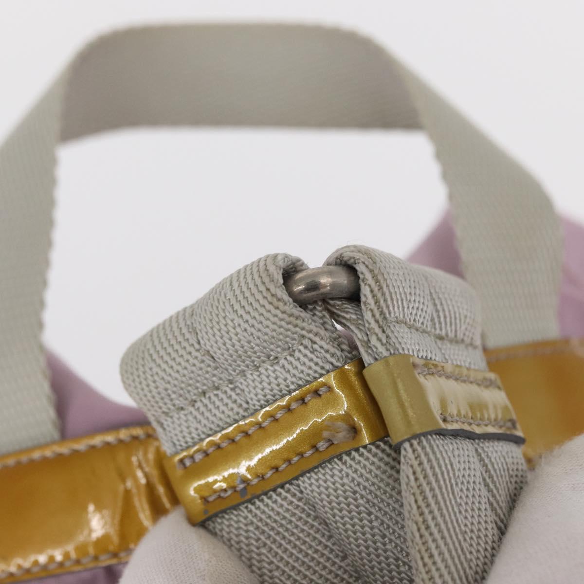 PRADA Backpack Nylon Pink Silver Auth 152952