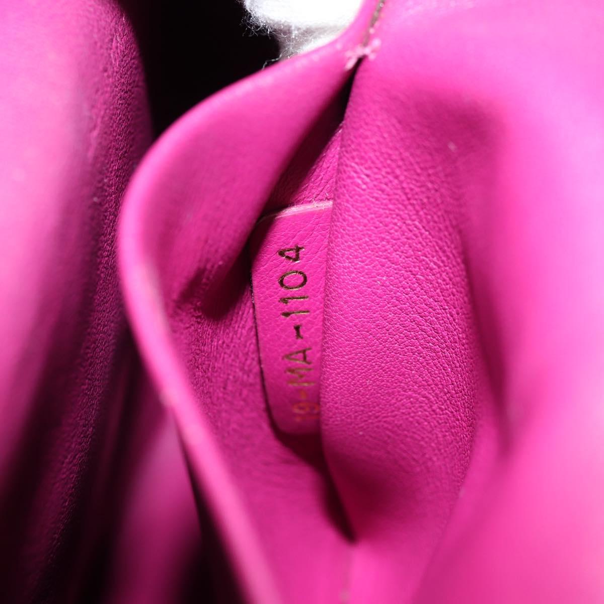 Christian Dior Lady Dior Be Dior Small Bag Leather 2way Black Gold Auth 152955AV