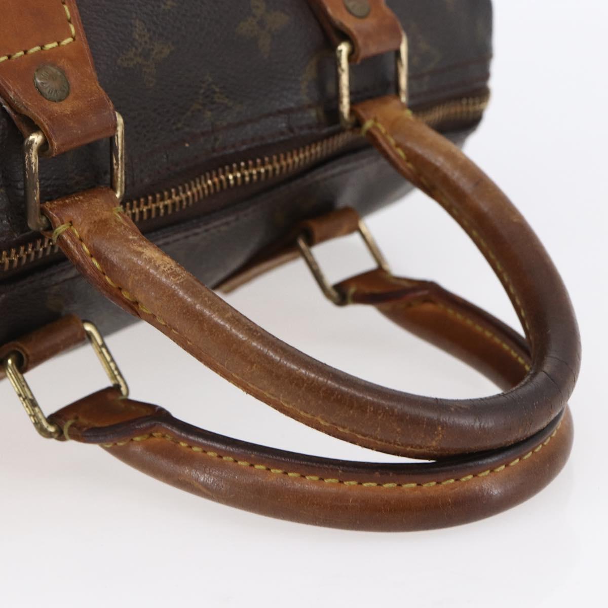 LOUIS VUITTON Monogram Speedy 25 Hand Bag M41528 LV Auth 152960