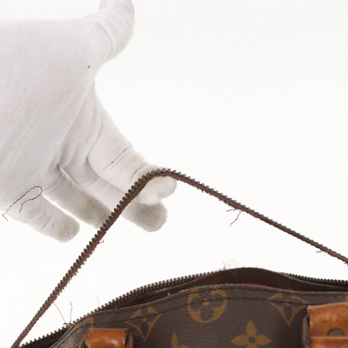 LOUIS VUITTON Monogram Speedy 35 Hand Bag M41524 LV Auth 152963