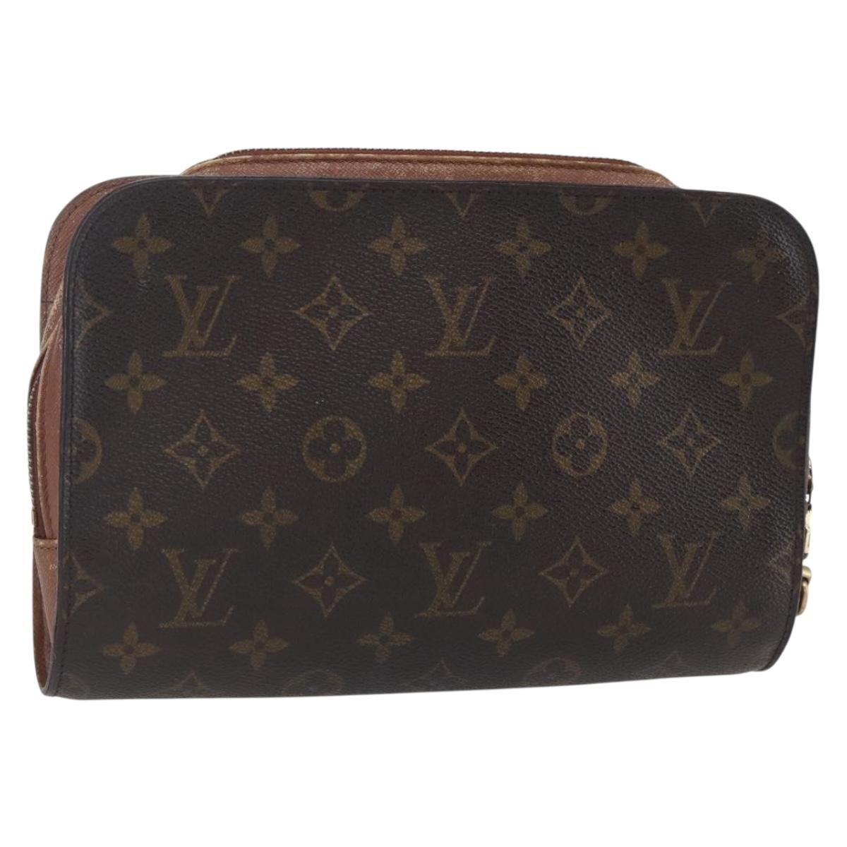 LOUIS VUITTON Monogram Orsay Clutch Bag M51790 LV Auth 152974