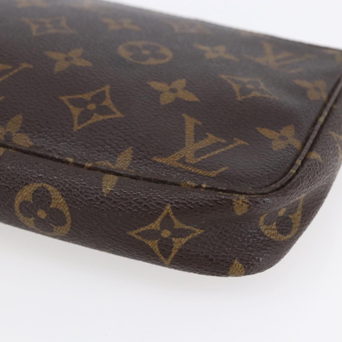 LOUIS VUITTON Monogram Pochette Accessoires Pouch M51980 LV Auth 152981