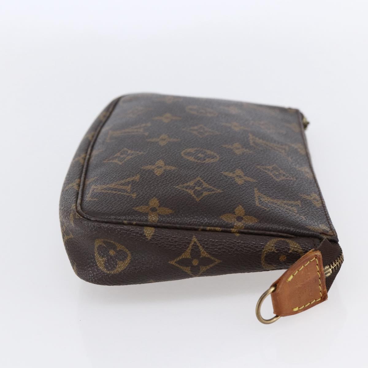 LOUIS VUITTON Monogram Pochette Accessoires Pouch M51980 LV Auth 152981