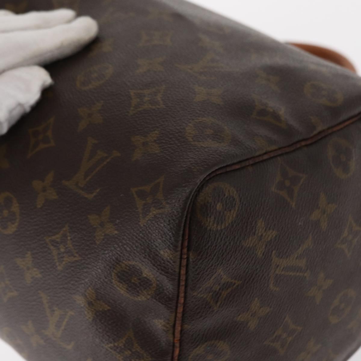 LOUIS VUITTON Monogram Speedy 35 Hand Bag M41524 LV Auth 152983