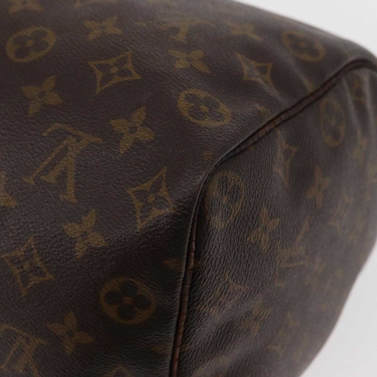 LOUIS VUITTON Monogram Speedy 35 Hand Bag M41524 LV Auth 152983