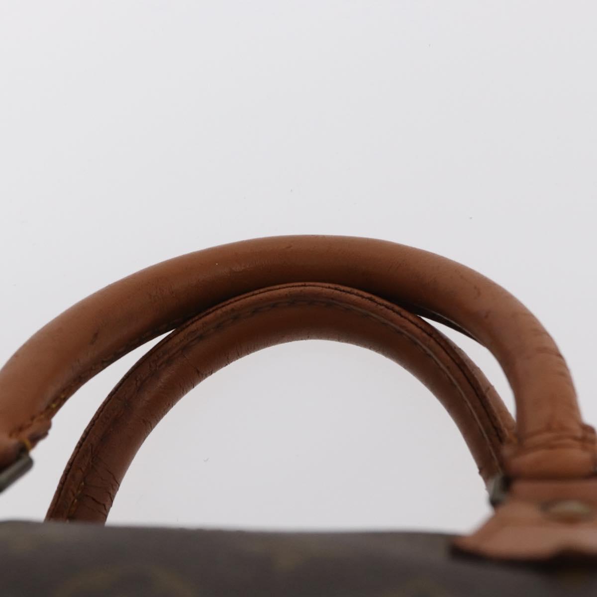 LOUIS VUITTON Monogram Speedy 35 Hand Bag M41524 LV Auth 152983