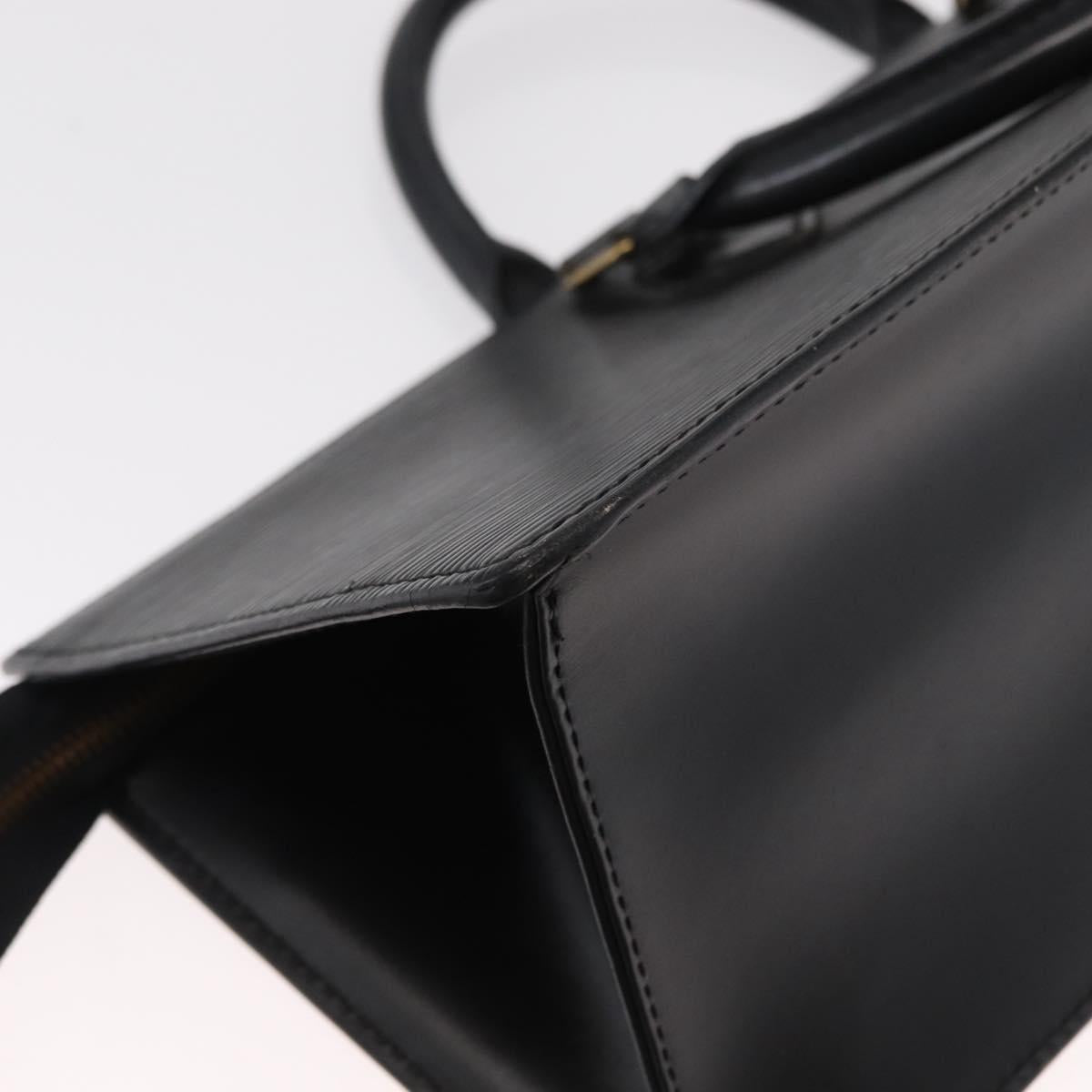 LOUIS VUITTON Epi Sac tri-angle Hand Bag Black M52092 LV Auth 152985