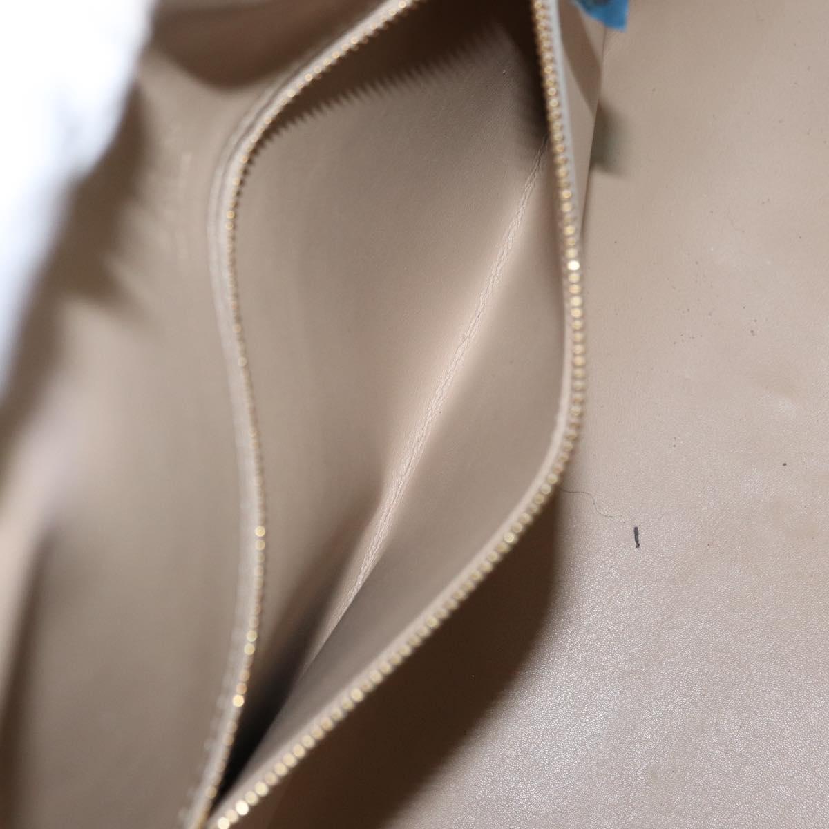 LOUIS VUITTON Monogram Vernis Mercer Boston Bag Beige M91000 LV Auth 152986