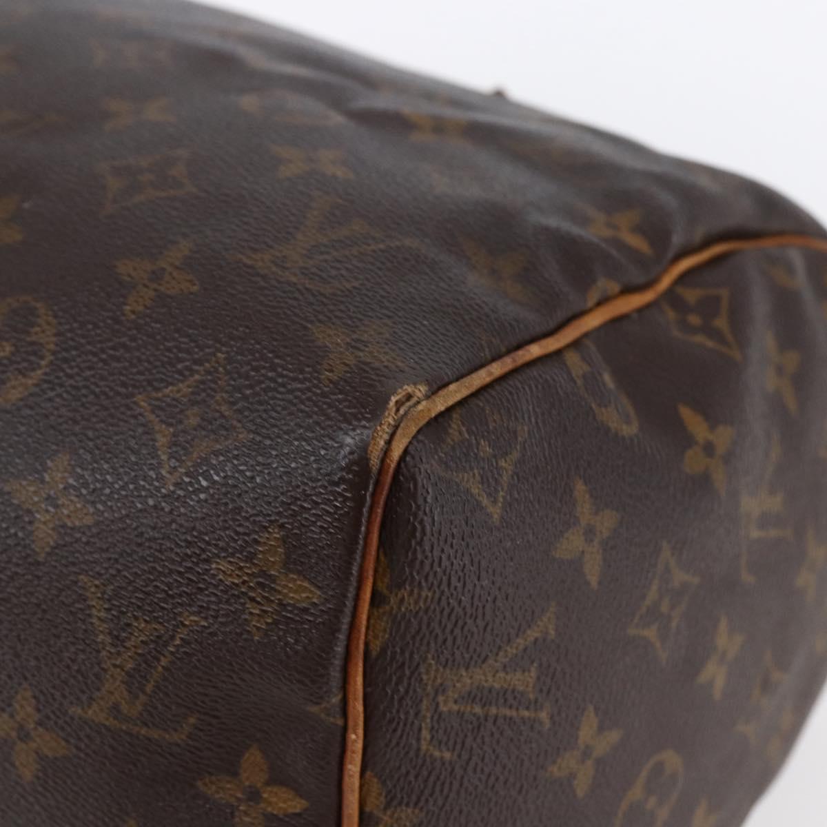 LOUIS VUITTON Monogram Speedy 30 Hand Bag M41526 LV Auth 152988
