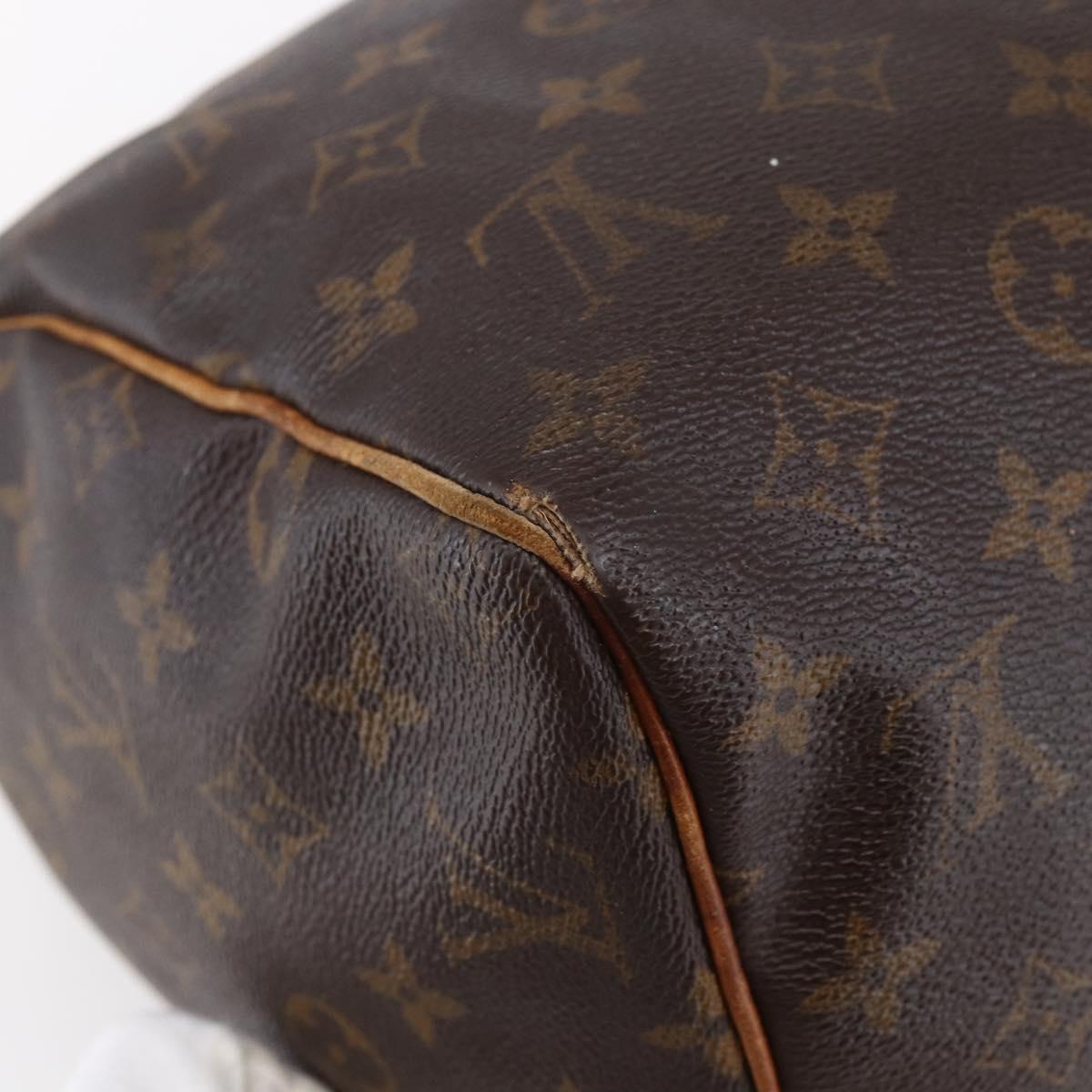 LOUIS VUITTON Monogram Speedy 30 Hand Bag M41526 LV Auth 152988