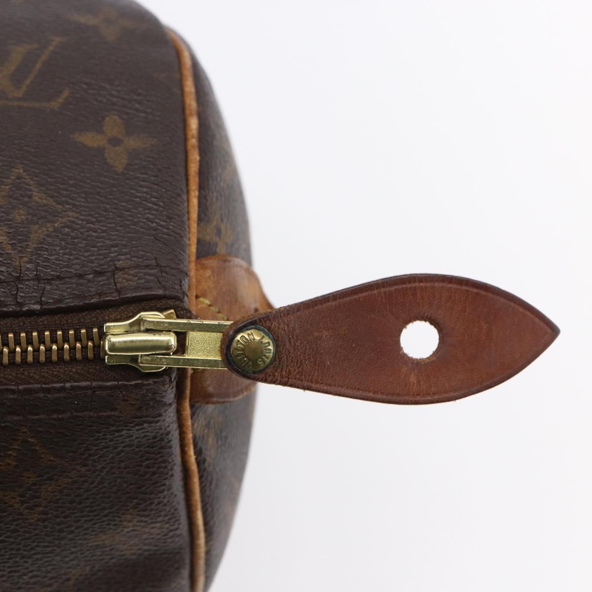 LOUIS VUITTON Monogram Speedy 30 Hand Bag M41526 LV Auth 152988