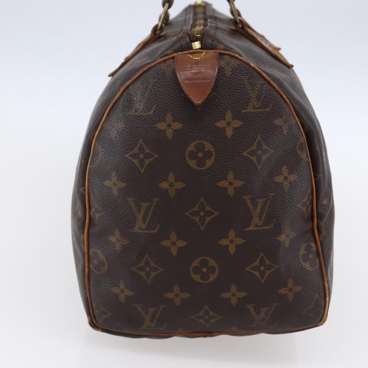 LOUIS VUITTON Monogram Speedy 30 Hand Bag M41526 LV Auth 152988