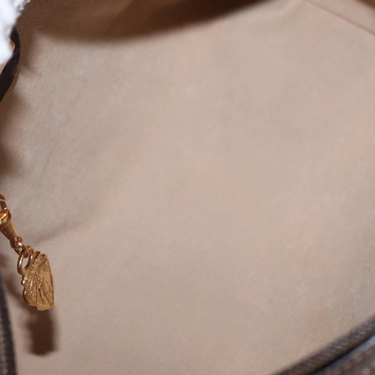 GUCCI GG Supreme Shoulder Bag PVC Beige Gold 001 115 6595 Auth 153003