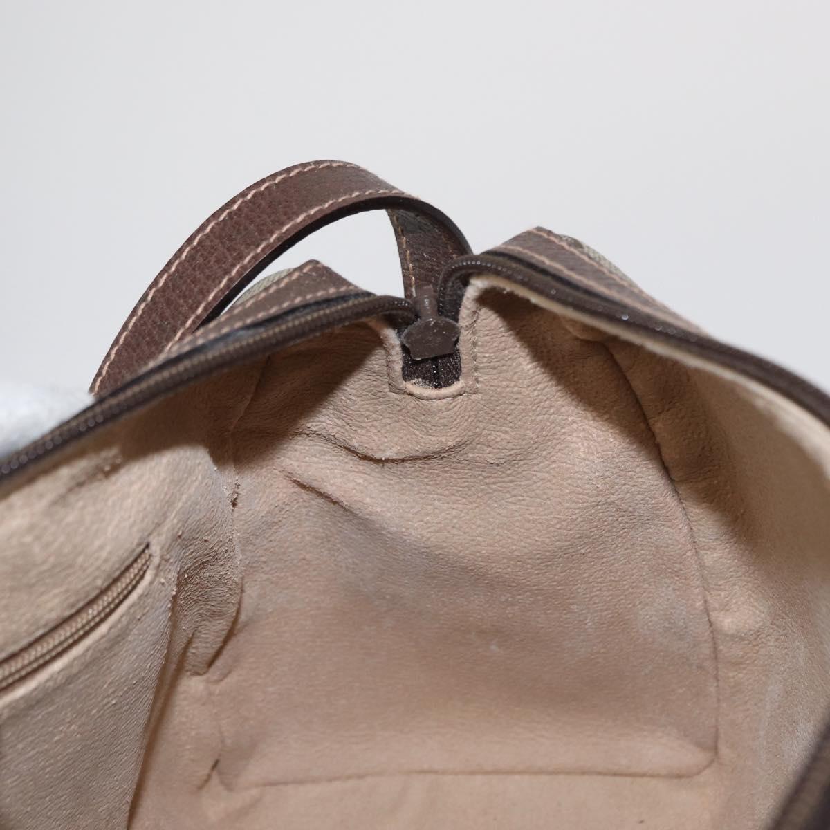 GUCCI GG Supreme Shoulder Bag PVC Beige Gold 001 115 6595 Auth 153003