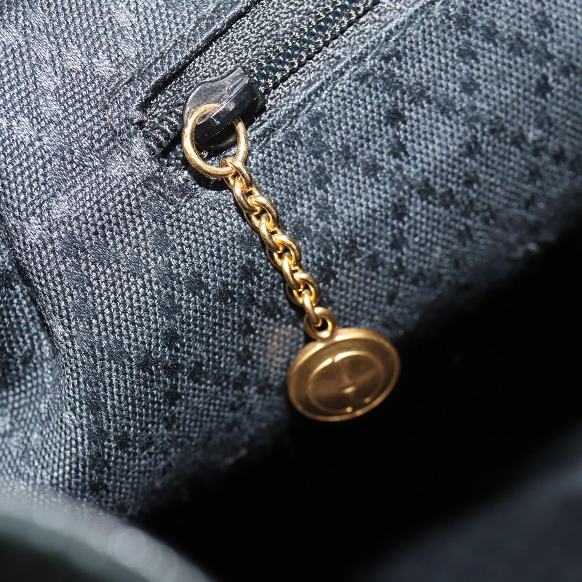 GUCCI Bamboo Backpack Suede Black Gold 003 2058 0016 Auth 153019V