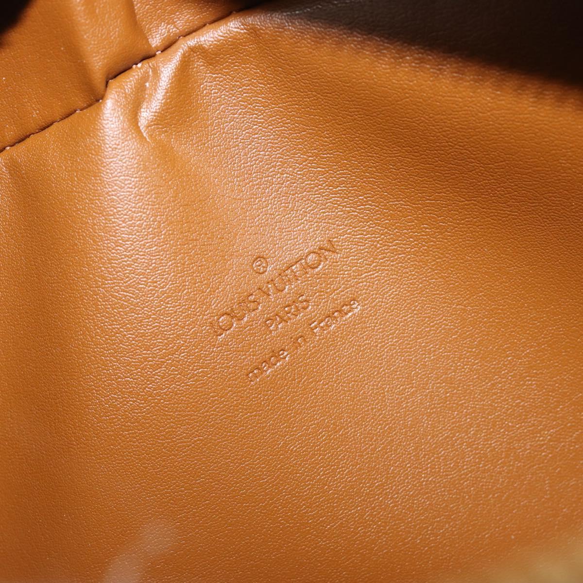 LOUIS VUITTON Monogram Vernis Tompkins Square Bag Bronze M91103 LV Auth 153020