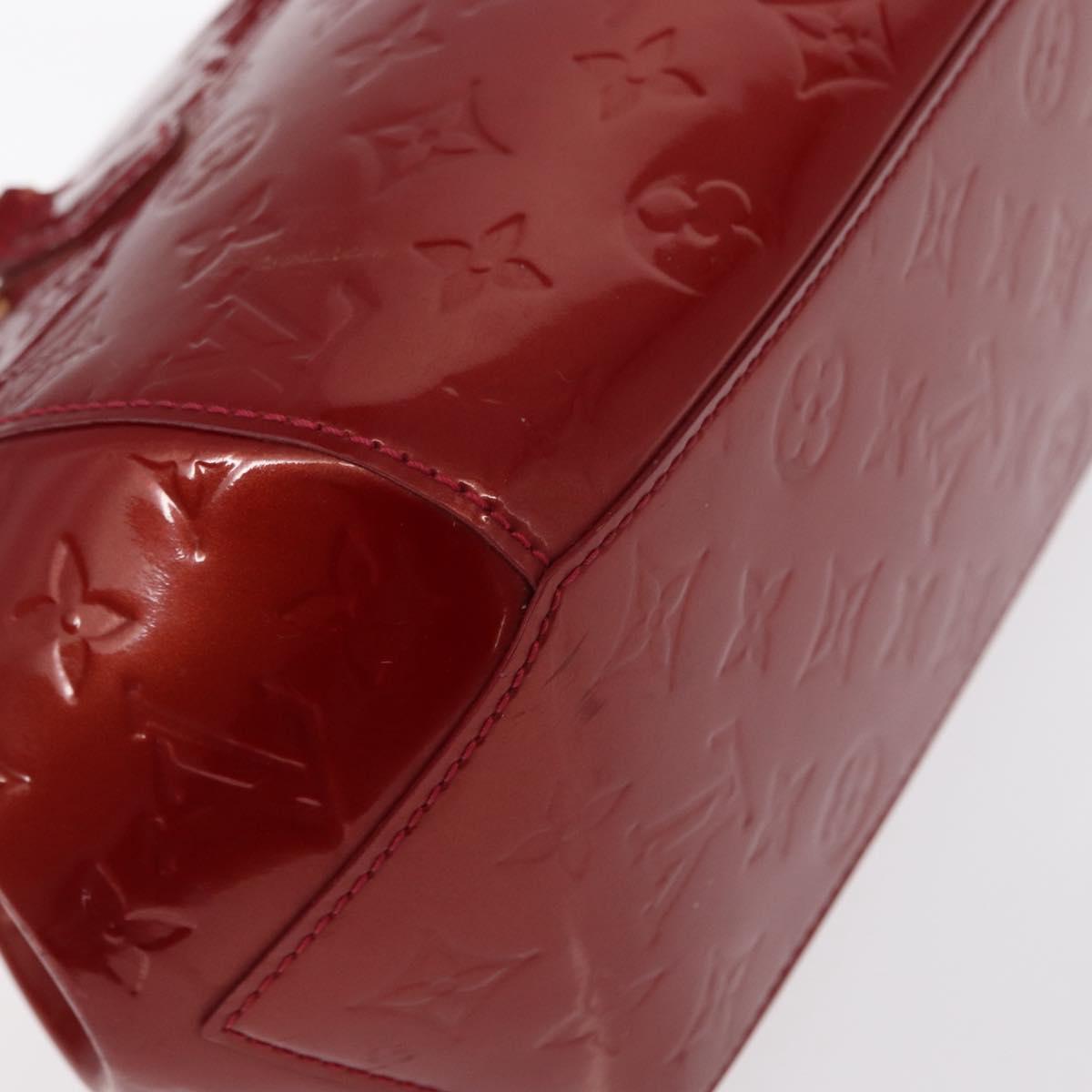 LOUIS VUITTON Monogram Vernis Sherwood PM Bag Pomme D'amour M91494 Auth 153021