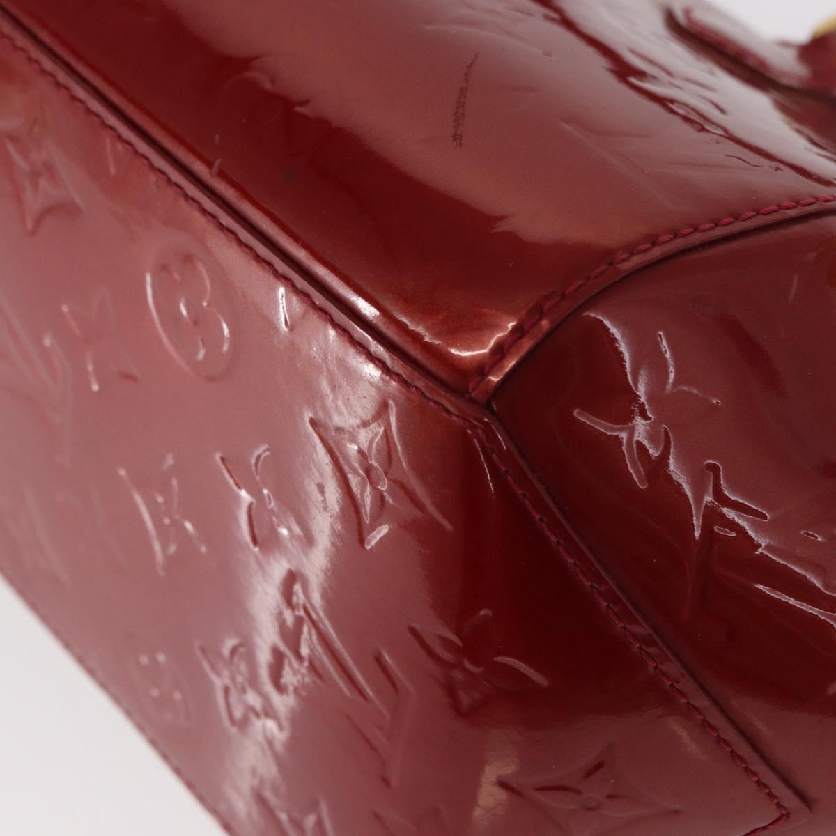 LOUIS VUITTON Monogram Vernis Sherwood PM Bag Pomme D'amour M91494 Auth 153021