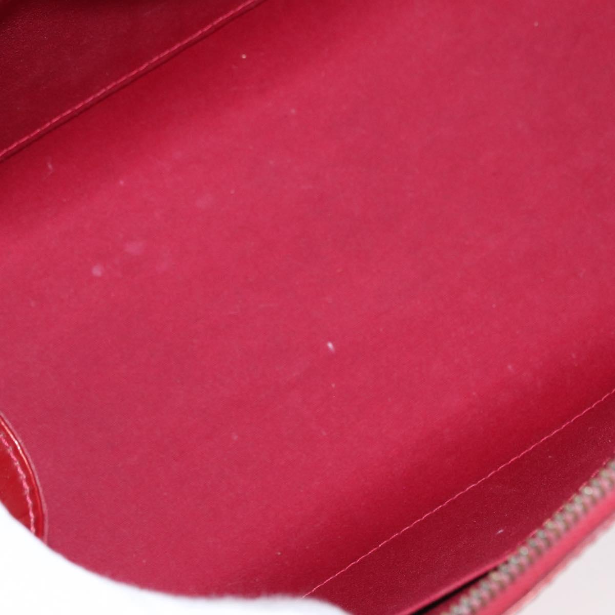 LOUIS VUITTON Monogram Vernis Sherwood PM Bag Pomme D'amour M91494 Auth 153021