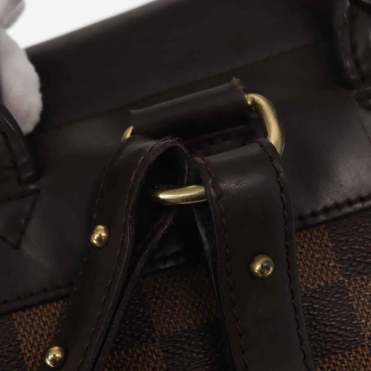 LOUIS VUITTON Damier Ebene Soho Backpack N51132 LV Auth 153022