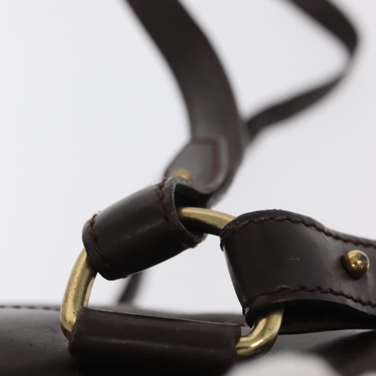 LOUIS VUITTON Damier Ebene Soho Backpack N51132 LV Auth 153022