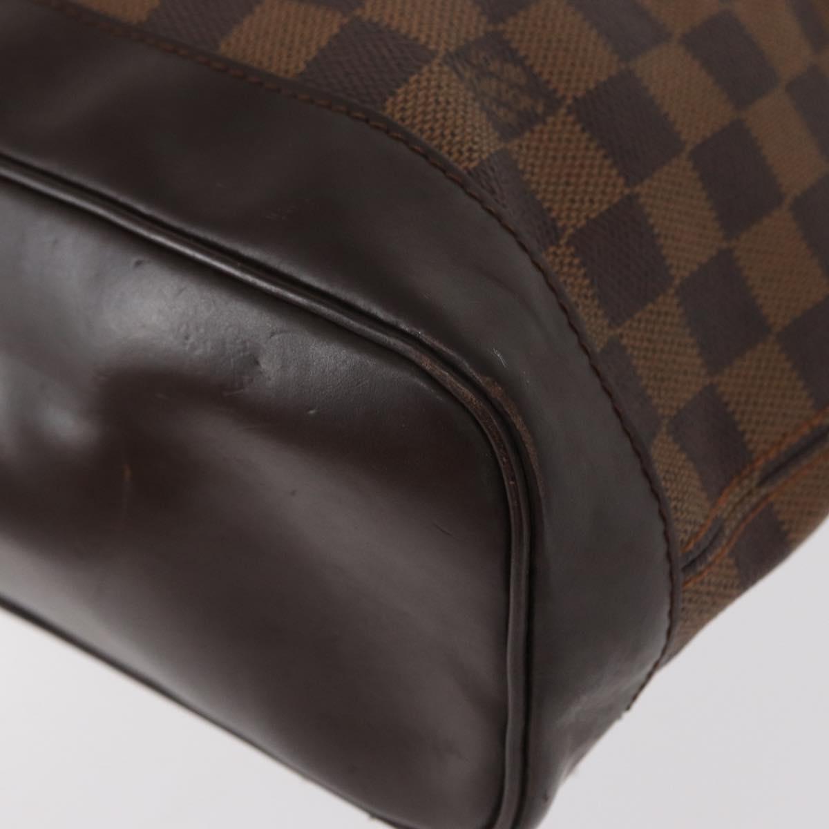 LOUIS VUITTON Damier Ebene Soho Backpack N51132 LV Auth 153022