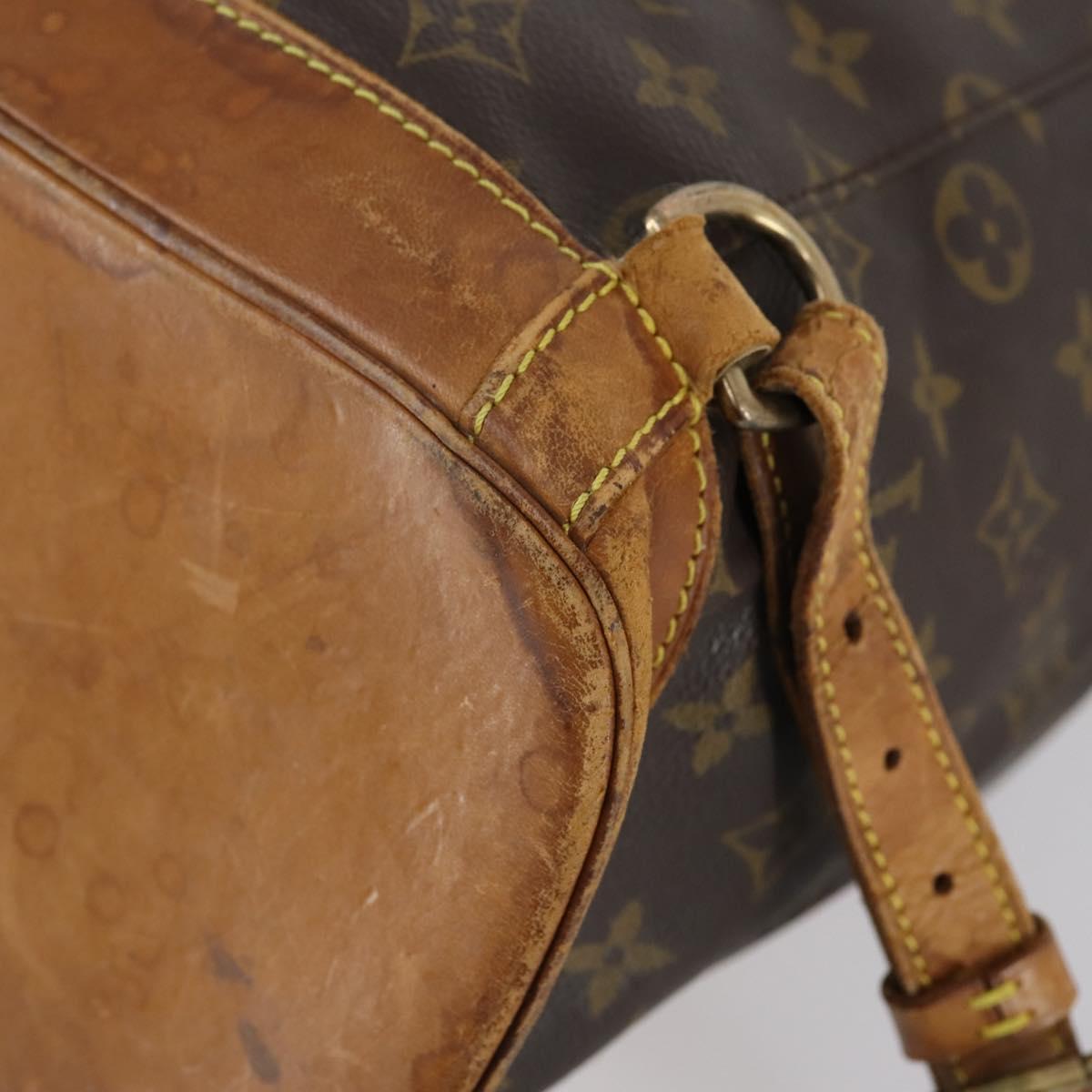 LOUIS VUITTON Monogram Montsouris GM Backpack M51135 LV Auth 153023