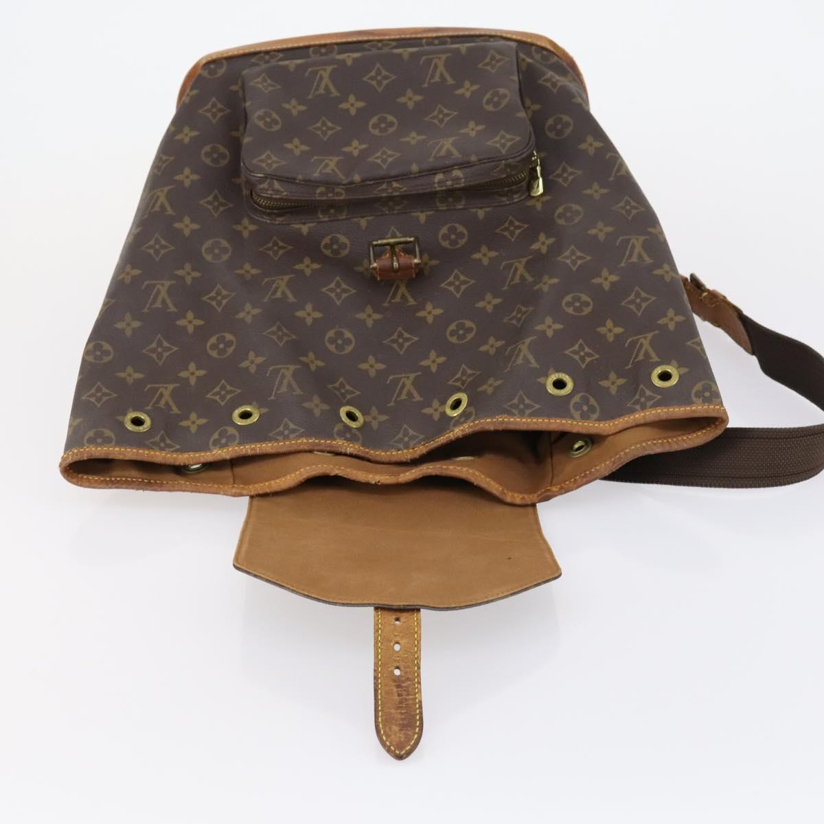 LOUIS VUITTON Monogram Montsouris GM Backpack M51135 LV Auth 153023