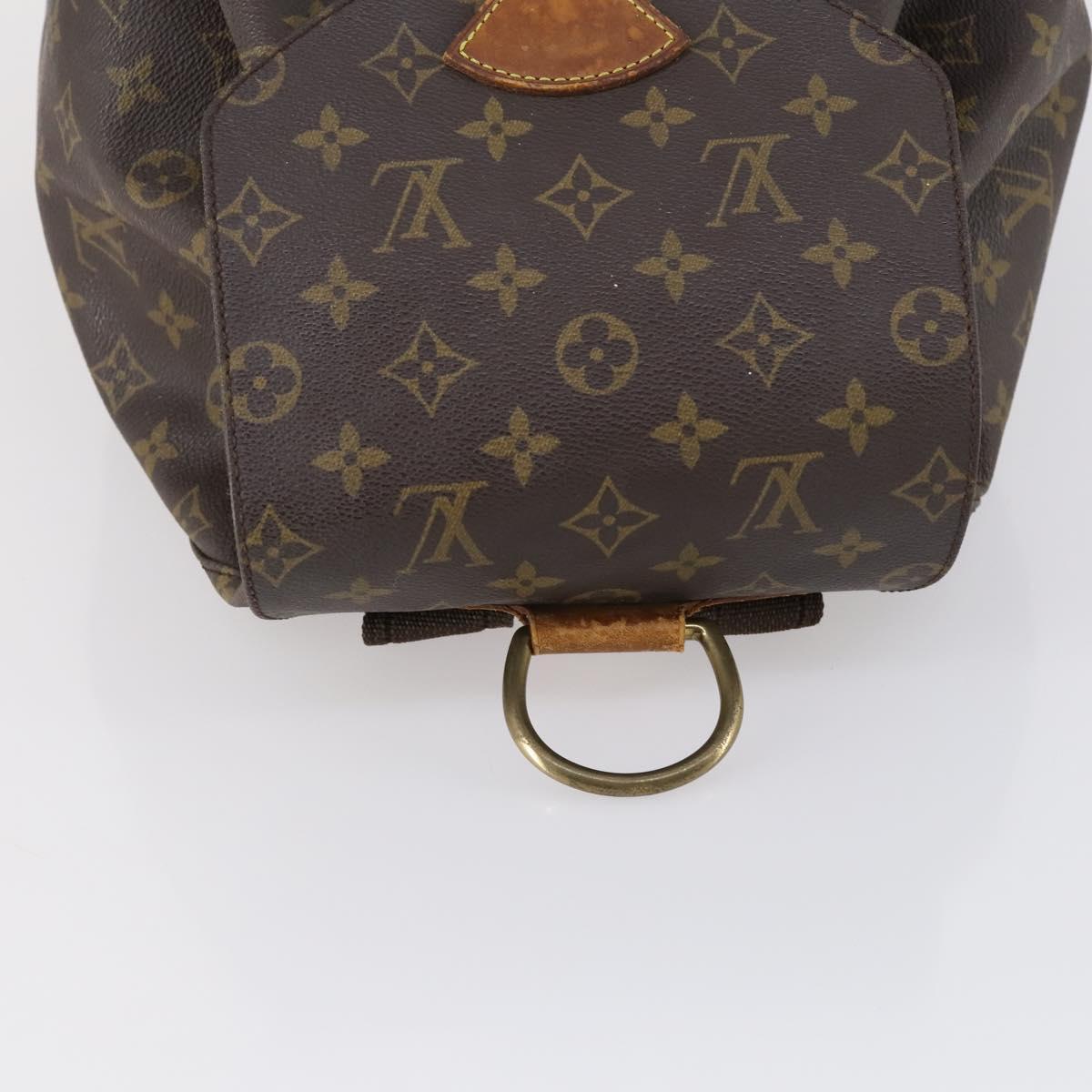 LOUIS VUITTON Monogram Montsouris GM Backpack M51135 LV Auth 153023