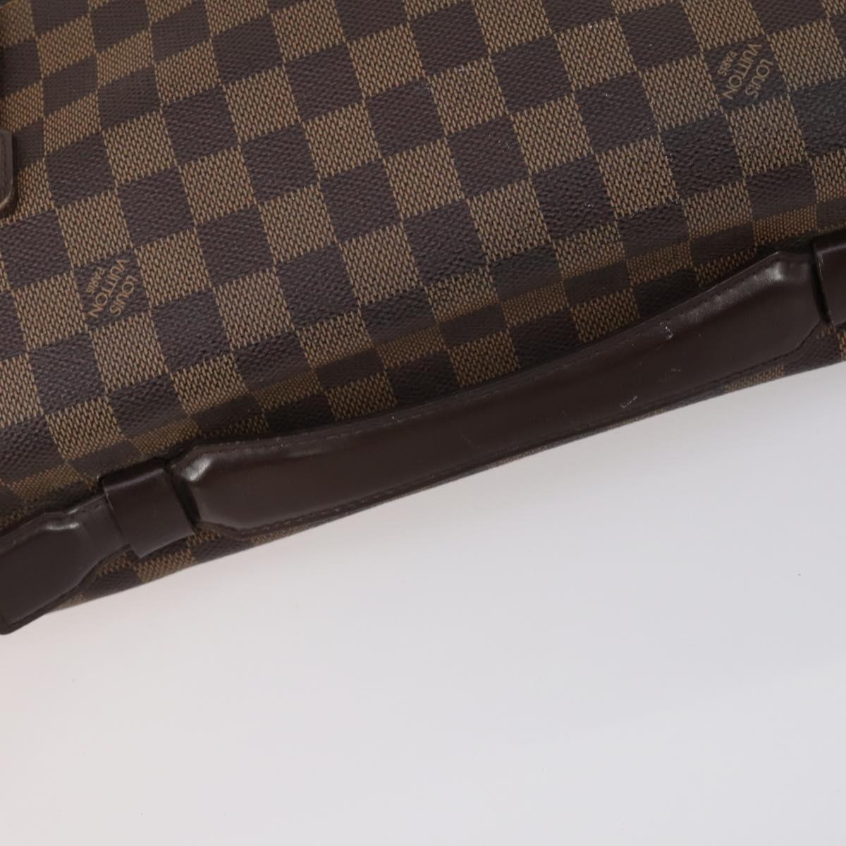 LOUIS VUITTON Damier Ebene Broadway Shoulder Bag N42270 LV Auth 153027