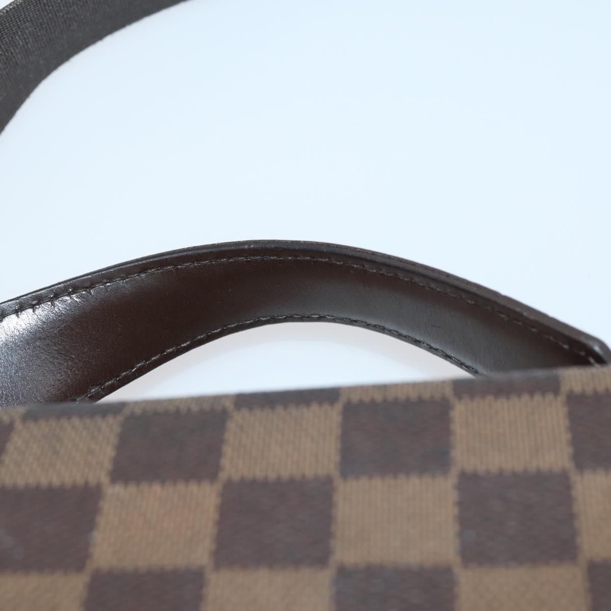 LOUIS VUITTON Damier Ebene Broadway Shoulder Bag N42270 LV Auth 153027