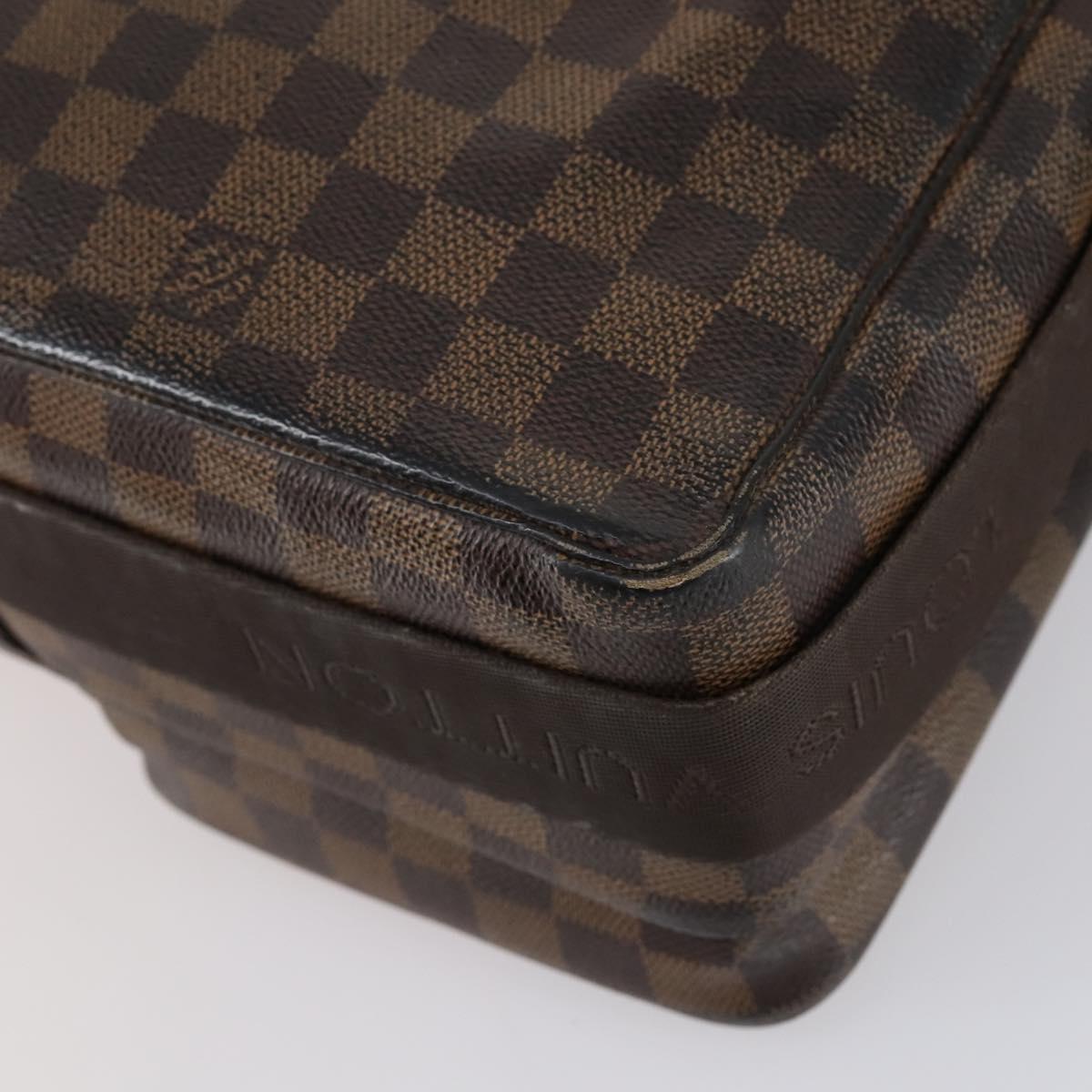 LOUIS VUITTON Damier Ebene Broadway Shoulder Bag N42270 LV Auth 153027