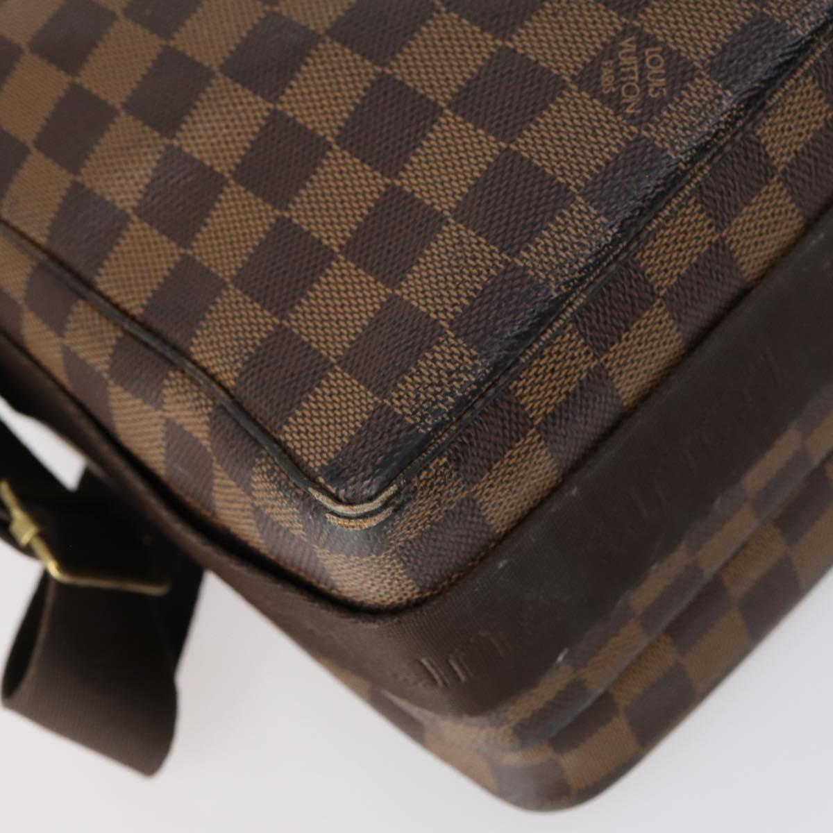 LOUIS VUITTON Damier Ebene Broadway Shoulder Bag N42270 LV Auth 153027