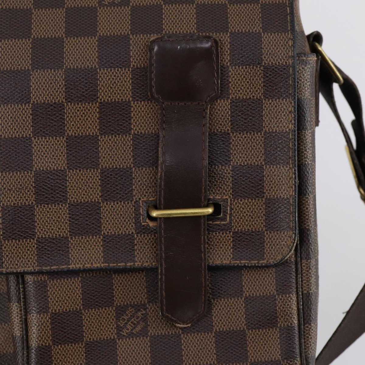 LOUIS VUITTON Damier Ebene Broadway Shoulder Bag N42270 LV Auth 153027