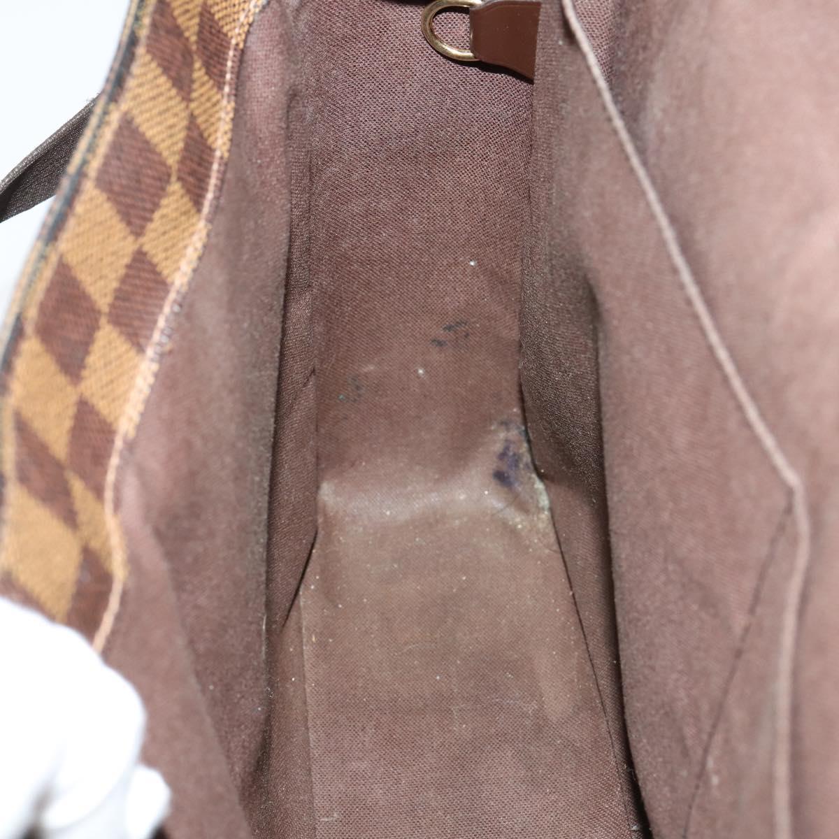 LOUIS VUITTON Damier Ebene Broadway Shoulder Bag N42270 LV Auth 153027