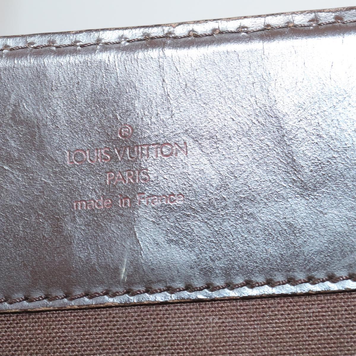 LOUIS VUITTON Damier Ebene Broadway Shoulder Bag N42270 LV Auth 153027