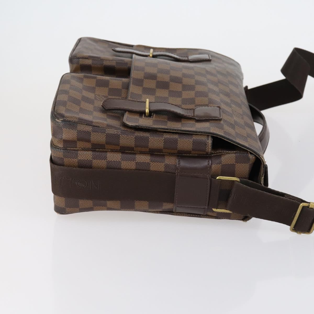 LOUIS VUITTON Damier Ebene Broadway Shoulder Bag N42270 LV Auth 153027