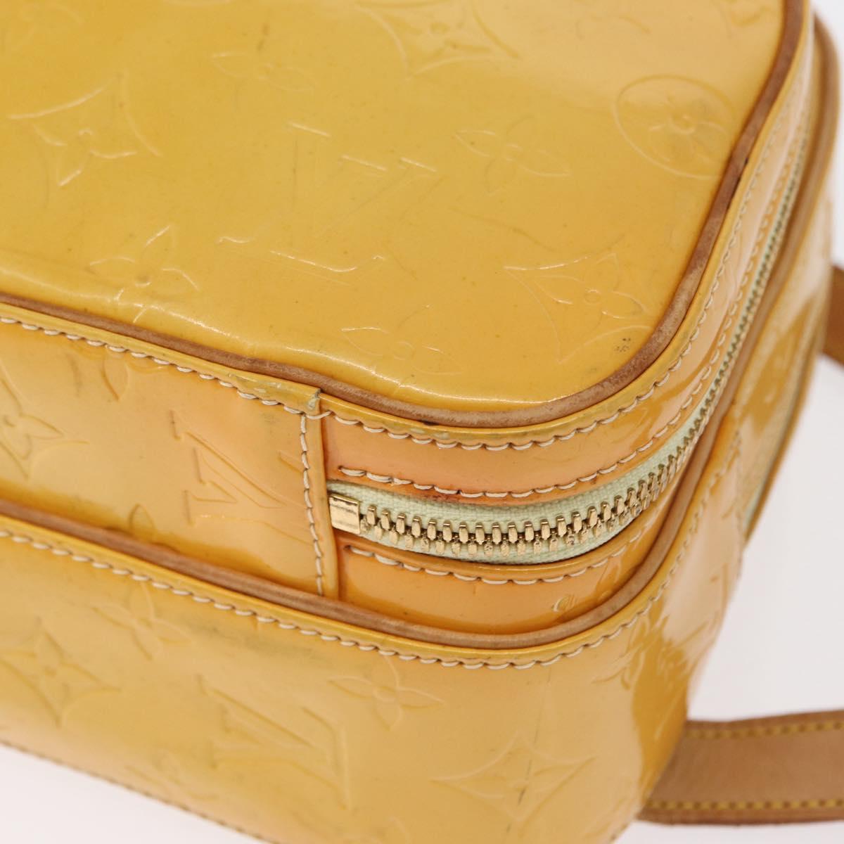 LOUIS VUITTON Monogram Vernis Marley Backpack Gris M91038 LV Auth 153042