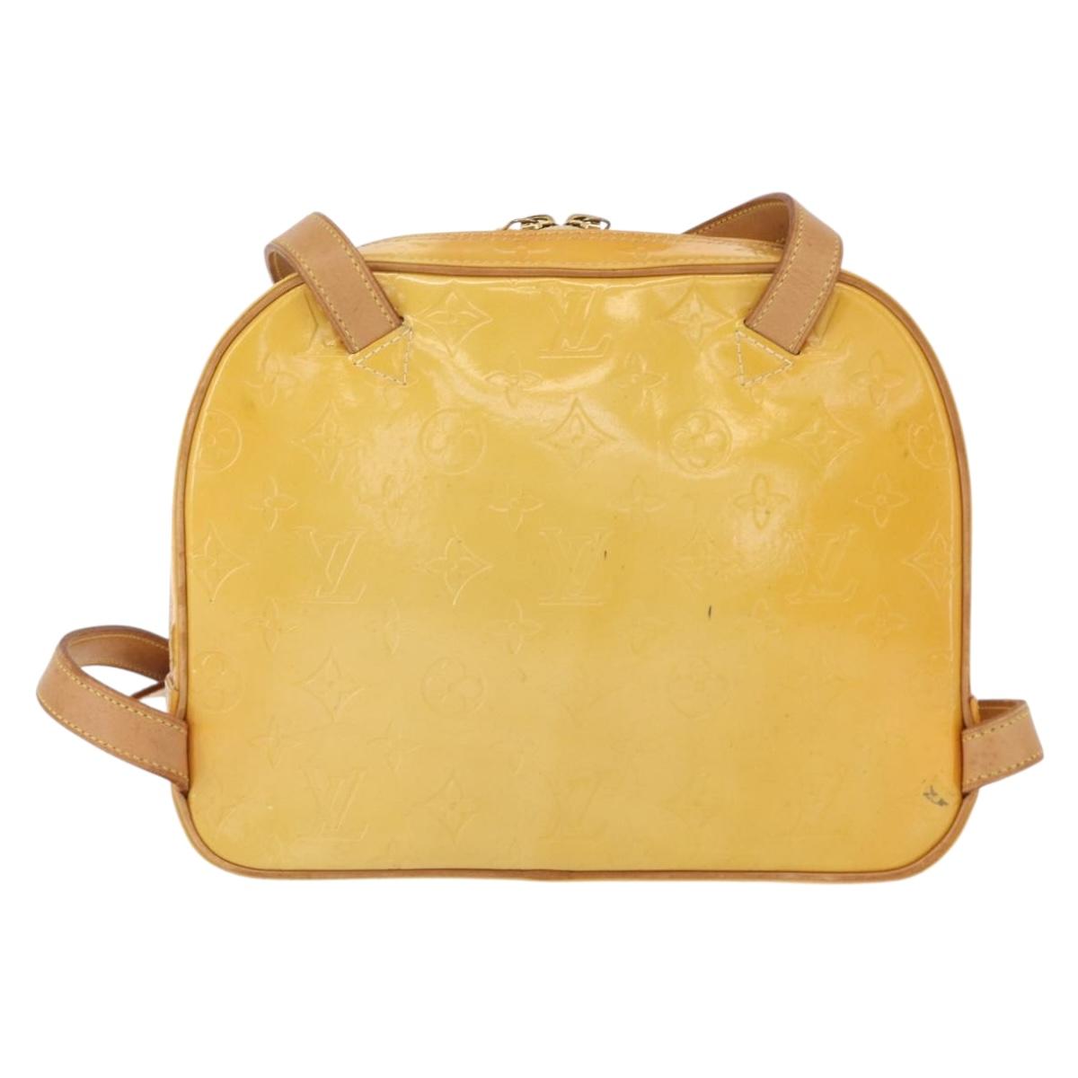 LOUIS VUITTON Monogram Vernis Marley Backpack Gris M91038 LV Auth 153042