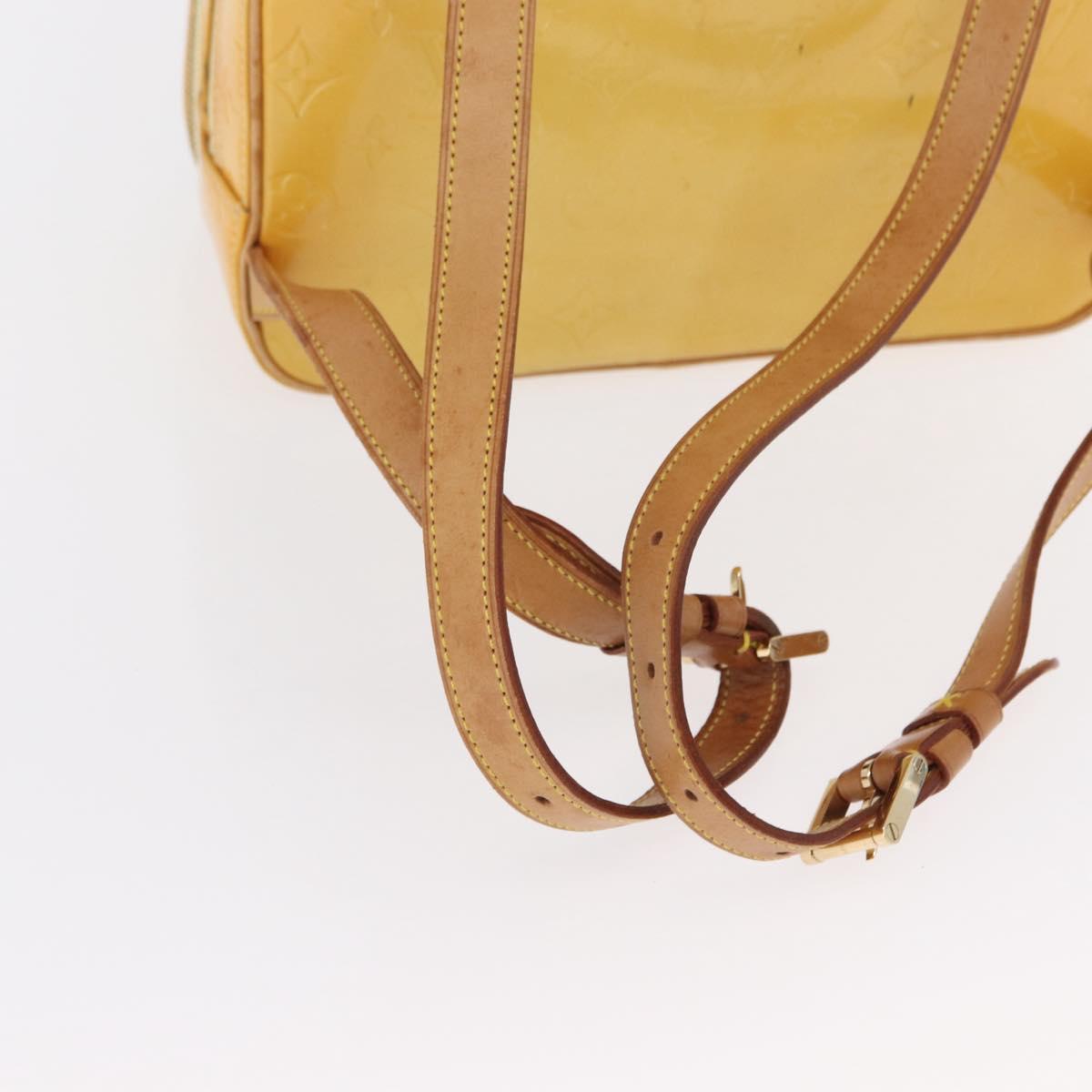 LOUIS VUITTON Monogram Vernis Marley Backpack Gris M91038 LV Auth 153042