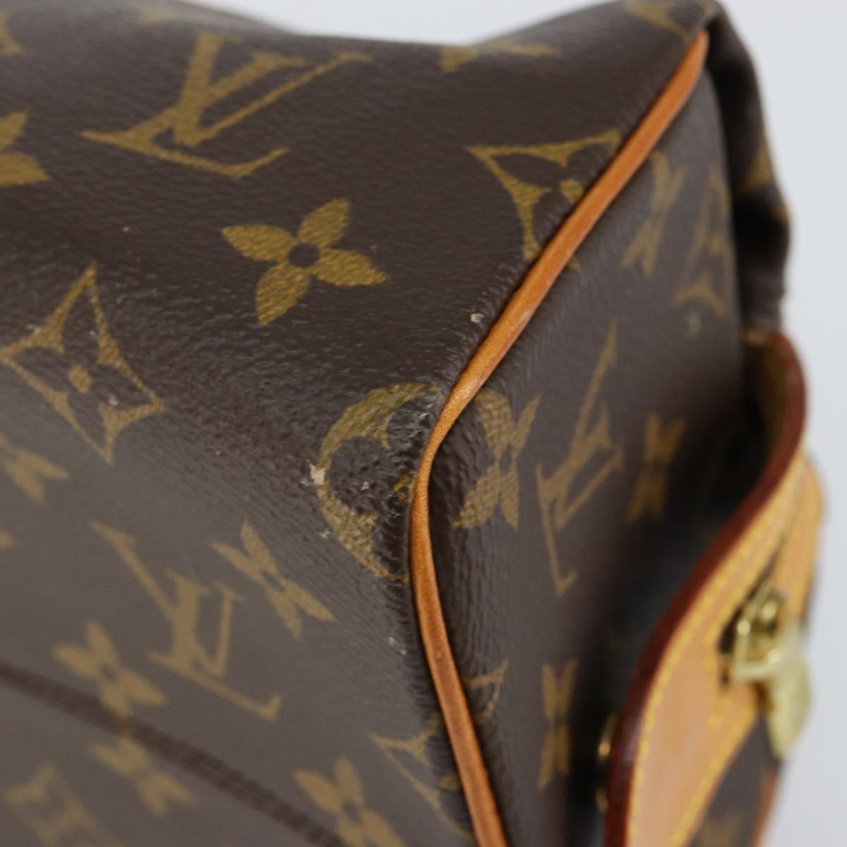 LOUIS VUITTON Monogram Trousse Patte Pression Cosmetic Pouch M47636 Auth 153054