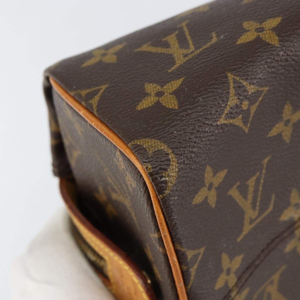 LOUIS VUITTON Monogram Trousse Patte Pression Cosmetic Pouch M47636 Auth 153054
