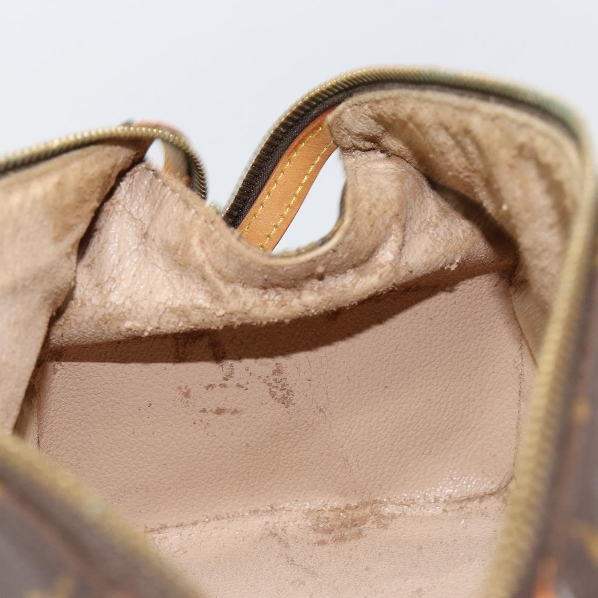 LOUIS VUITTON Monogram Trousse Patte Pression Cosmetic Pouch M47636 Auth 153054