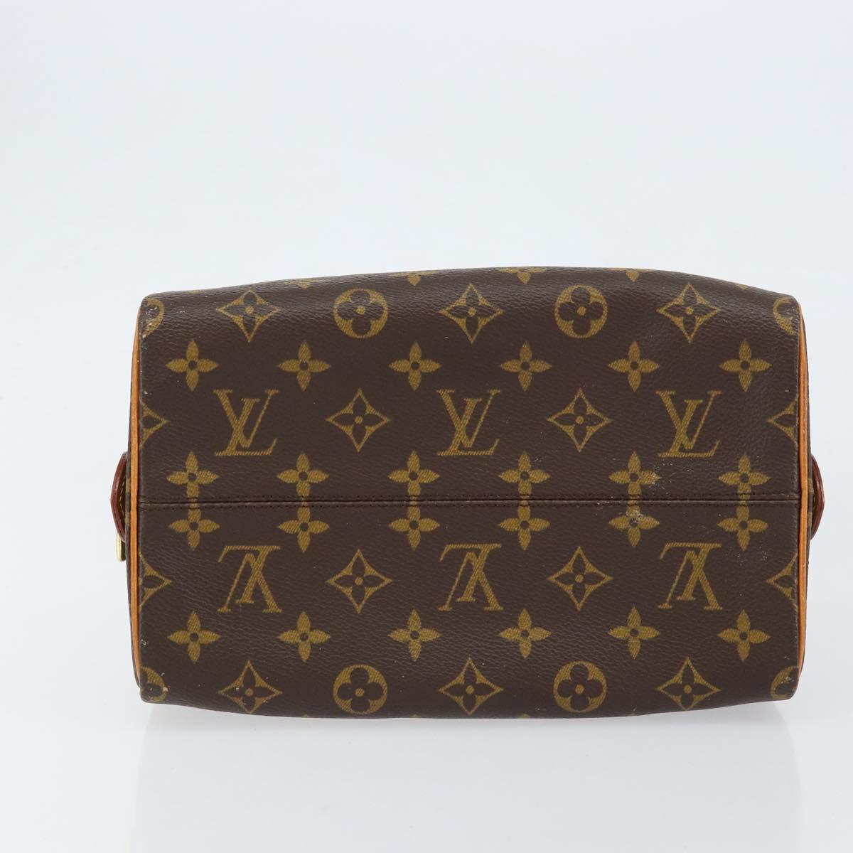 LOUIS VUITTON Monogram Trousse Patte Pression Cosmetic Pouch M47636 Auth 153054