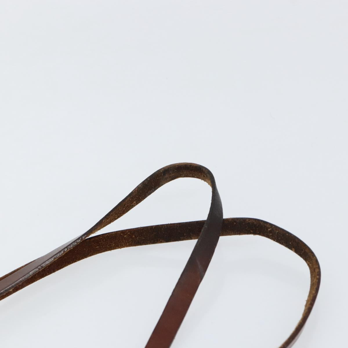 FENDI Zucca Canvas Hand Bag Brown Silver Auth 153068