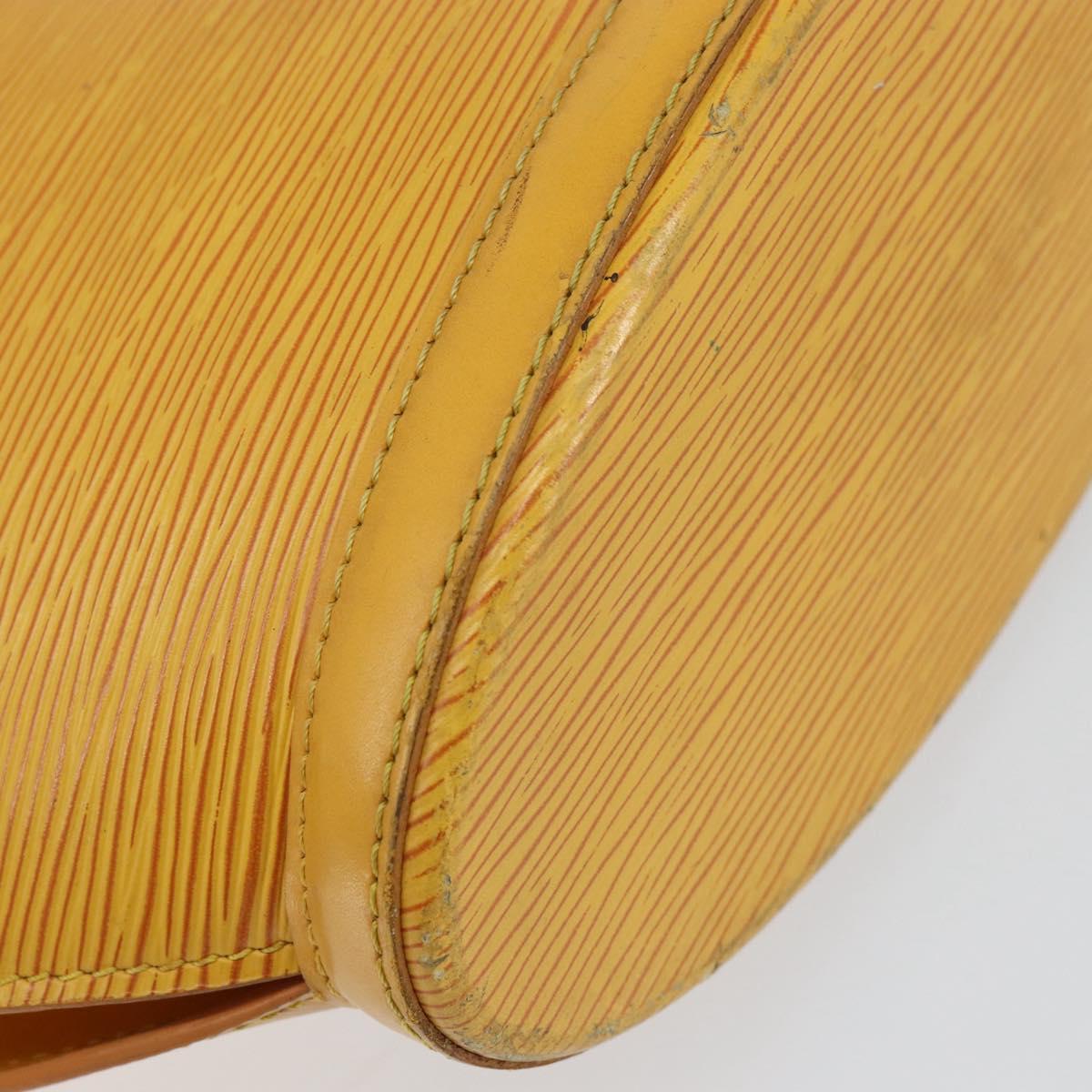 LOUIS VUITTON Epi Saint Jacques Hand Bag Yellow M52279 LV Auth 153084